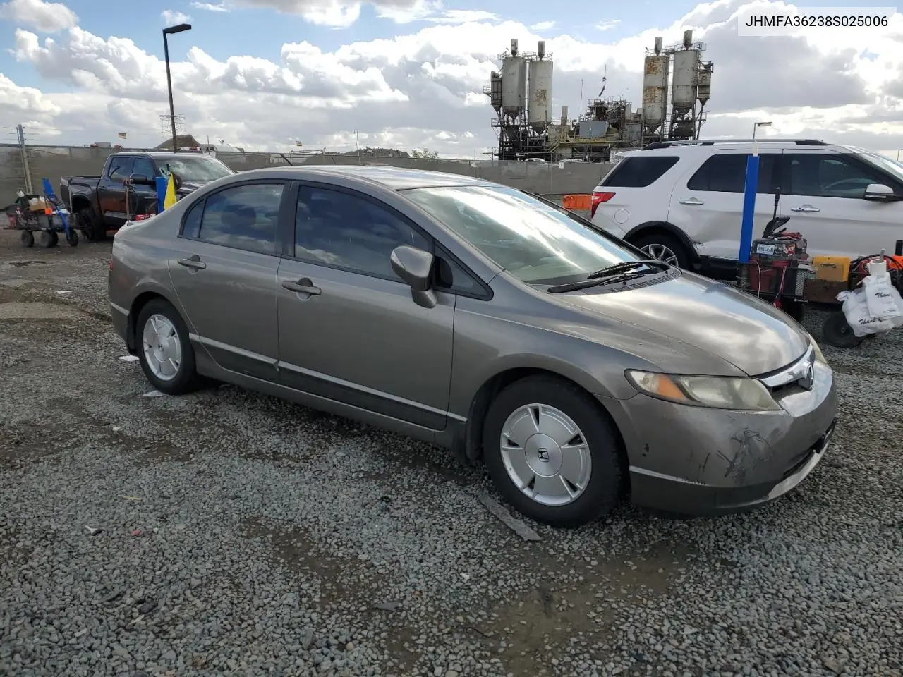 JHMFA36238S025006 2008 Honda Civic Hybrid