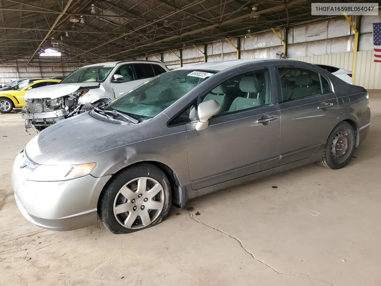 1HGFA16598L064047 2008 Honda Civic Lx
