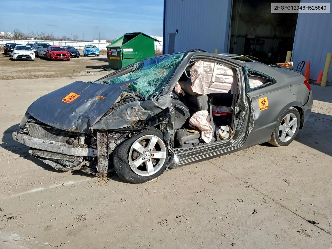 2HGFG12948H525840 2008 Honda Civic Exl