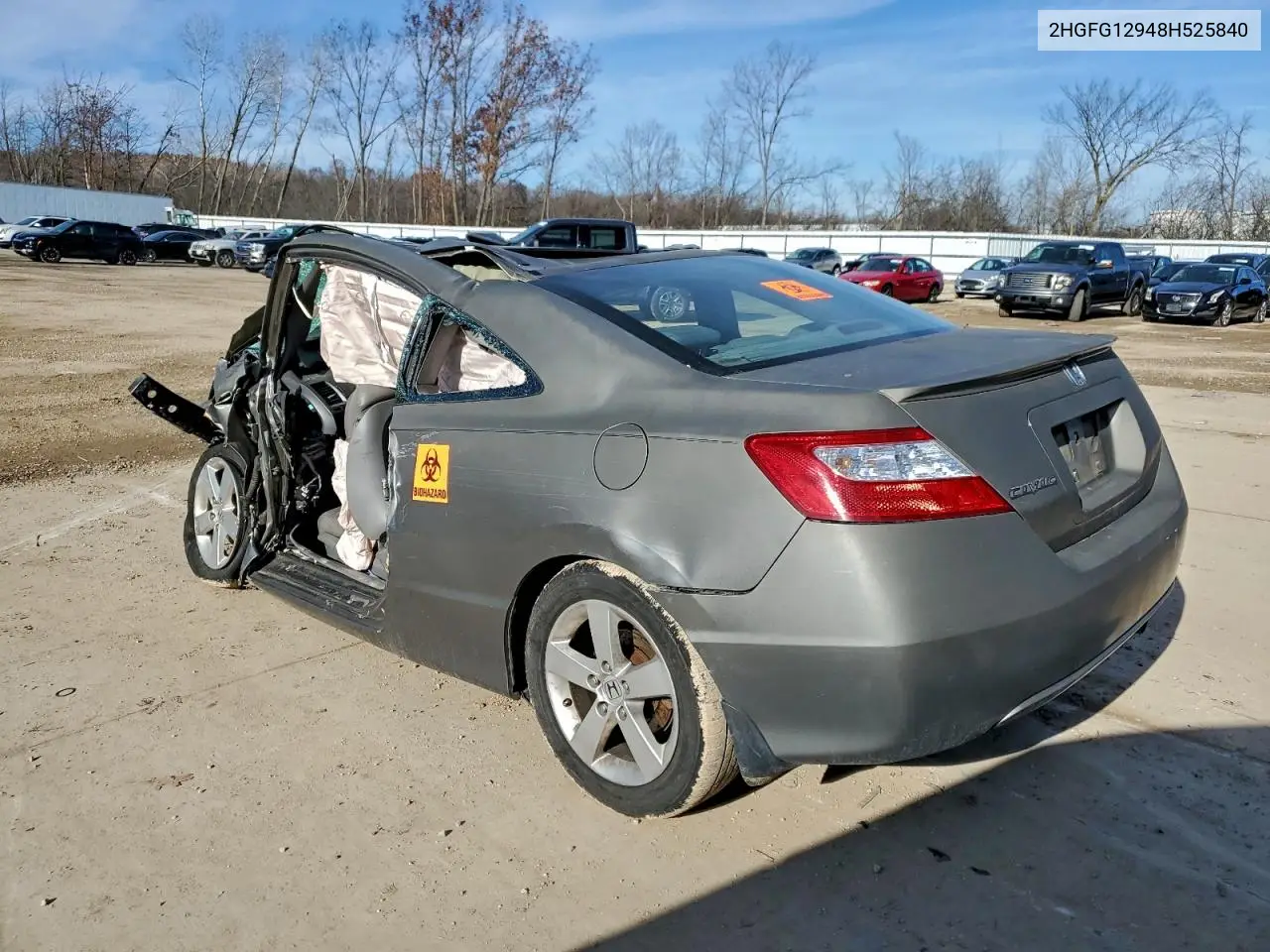 2HGFG12948H525840 2008 Honda Civic Exl