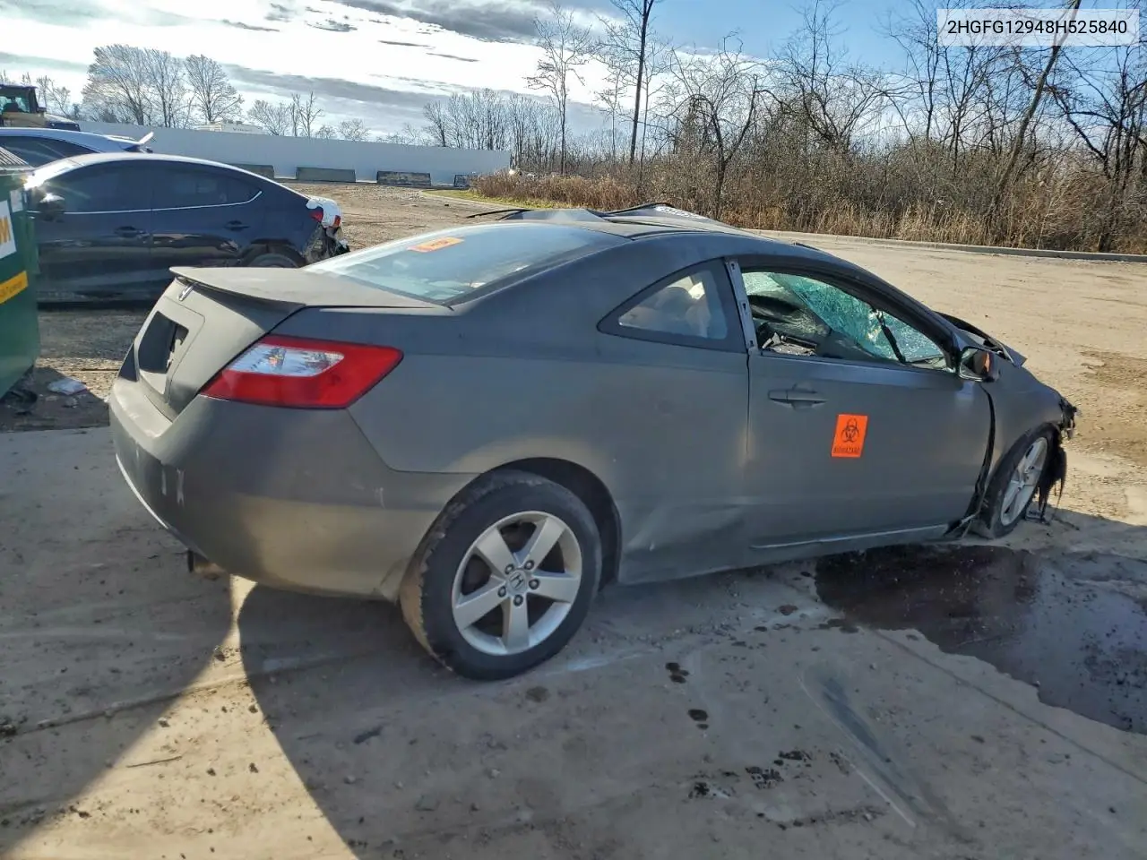 2HGFG12948H525840 2008 Honda Civic Exl