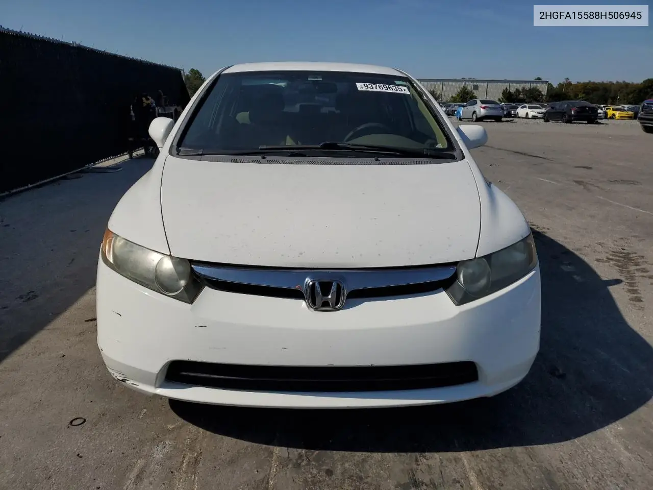 2HGFA15588H506945 2008 Honda Civic Lx