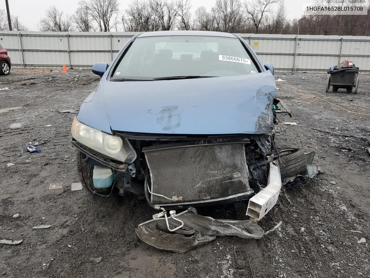 1HGFA16528L015708 2008 Honda Civic Lx