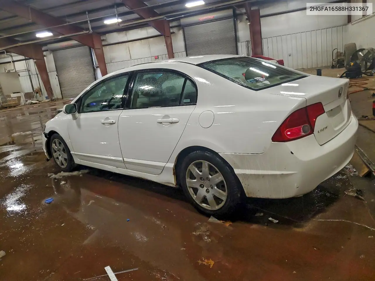 2HGFA16588H331367 2008 Honda Civic Lx
