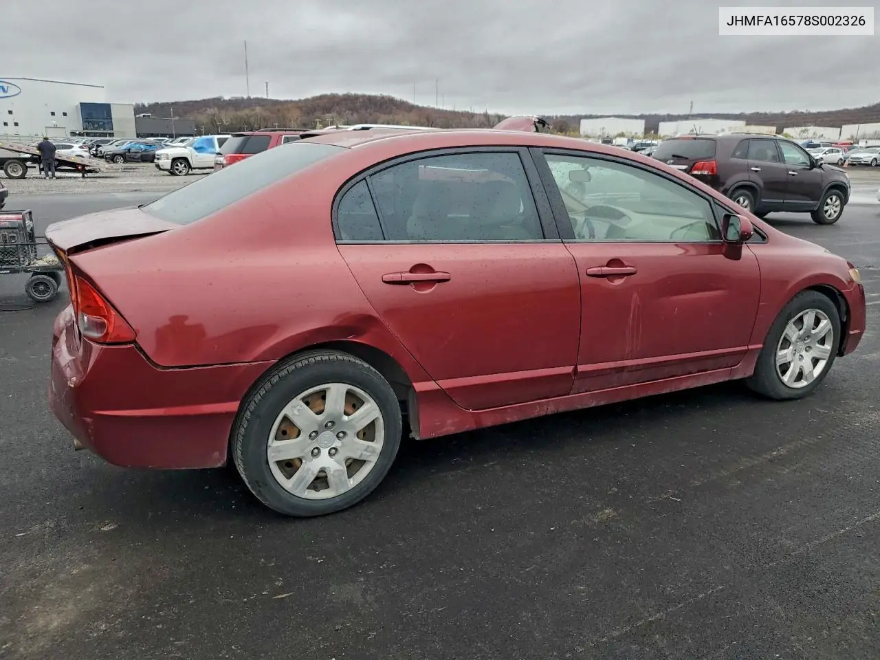 JHMFA16578S002326 2008 Honda Civic Lx