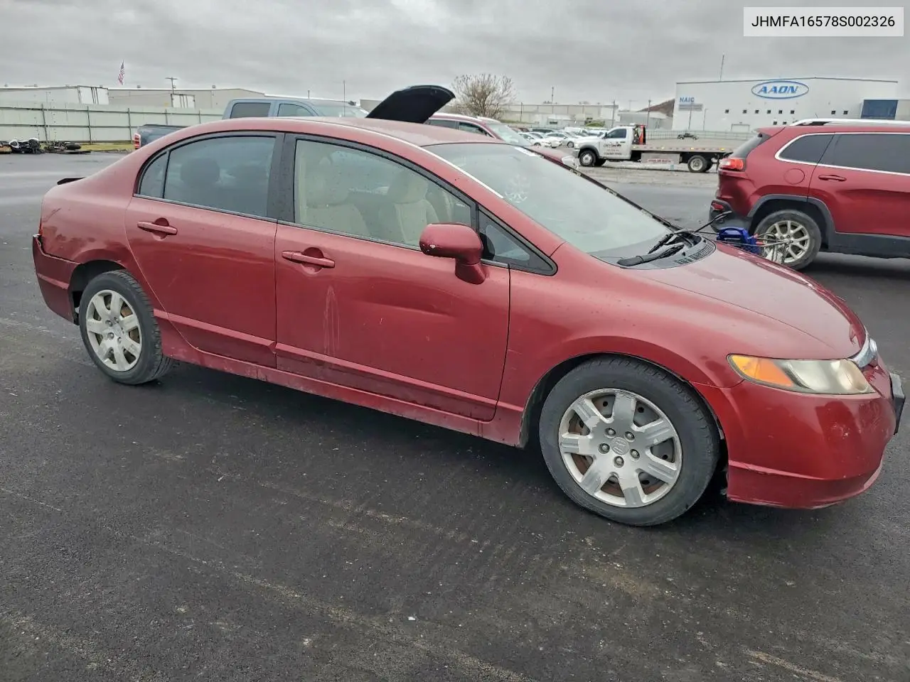 JHMFA16578S002326 2008 Honda Civic Lx
