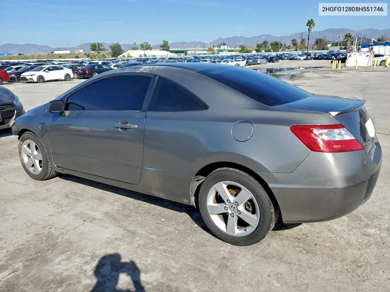 2HGFG12808H551746 2008 Honda Civic Ex