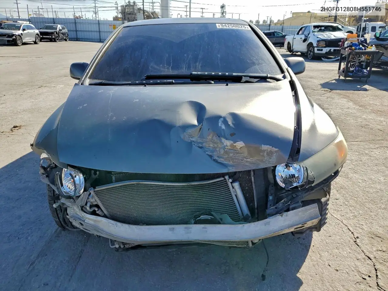 2HGFG12808H551746 2008 Honda Civic Ex