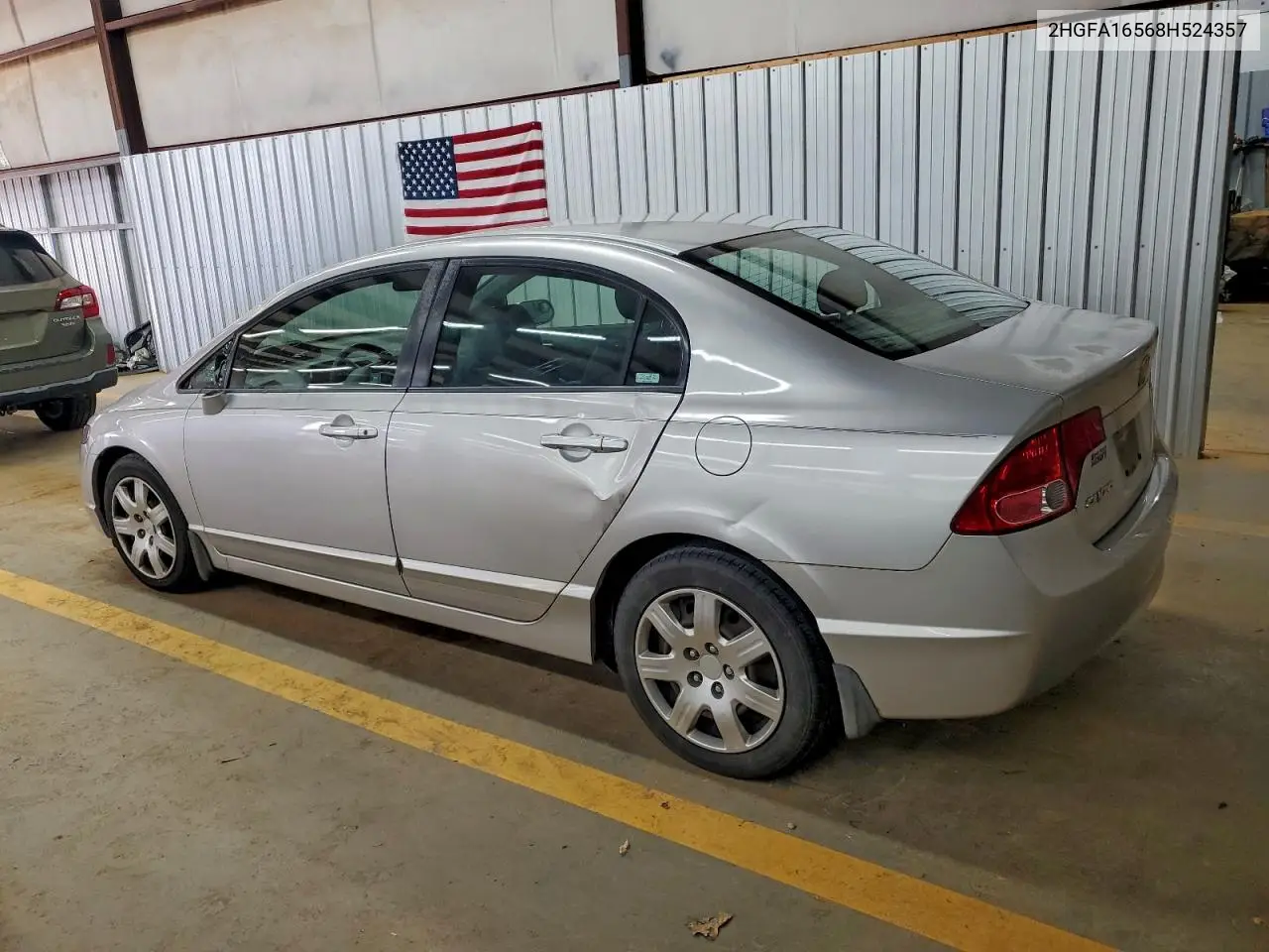 2HGFA16568H524357 2008 Honda Civic Lx