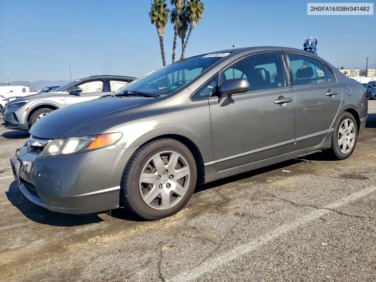 2HGFA16538H341482 2008 Honda Civic Lx