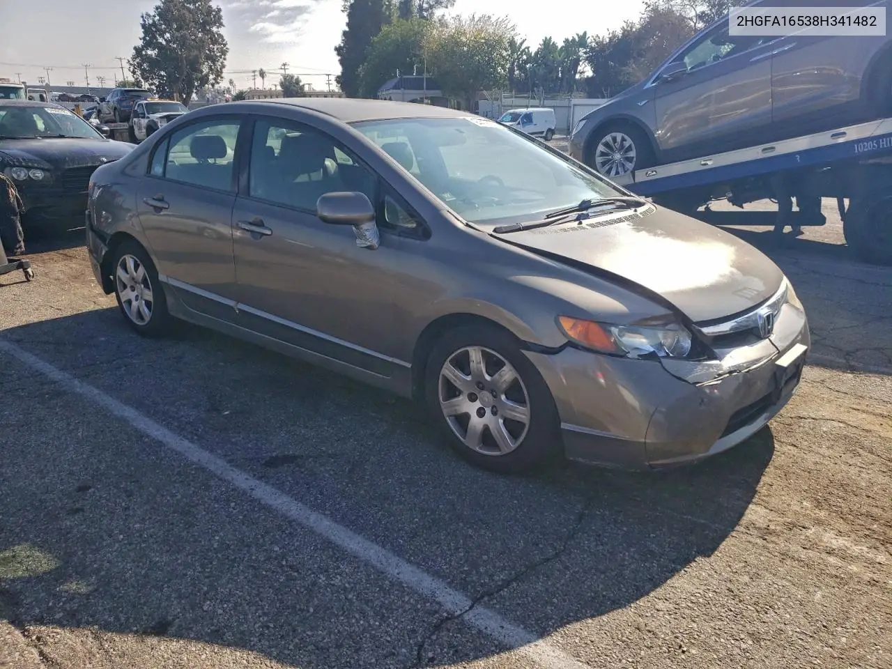 2HGFA16538H341482 2008 Honda Civic Lx