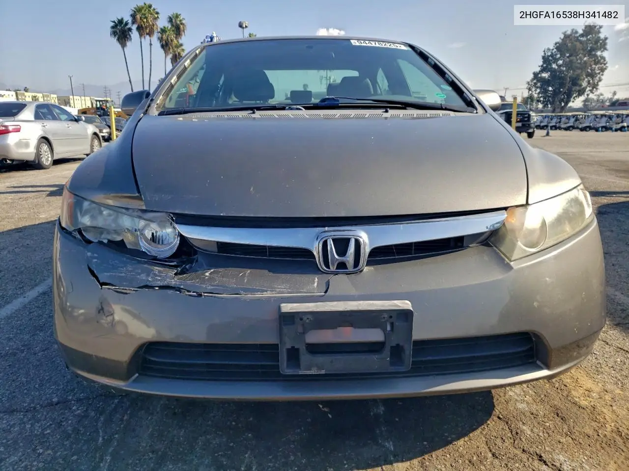 2HGFA16538H341482 2008 Honda Civic Lx