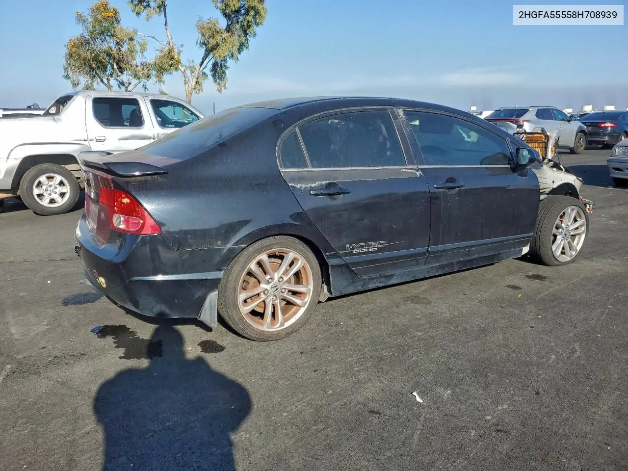 2HGFA55558H708939 2008 Honda Civic Si