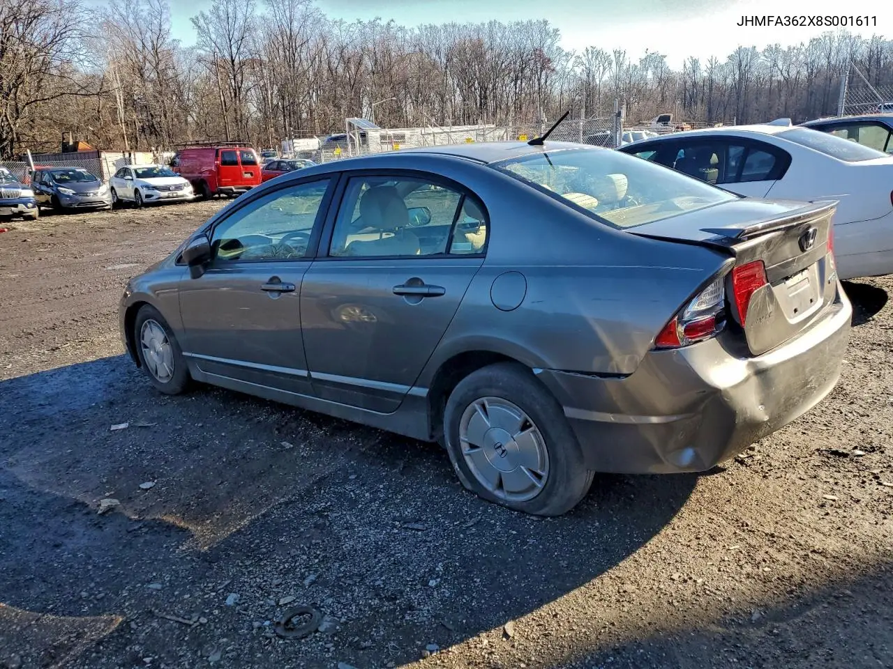 JHMFA362X8S001611 2008 Honda Civic Hybrid