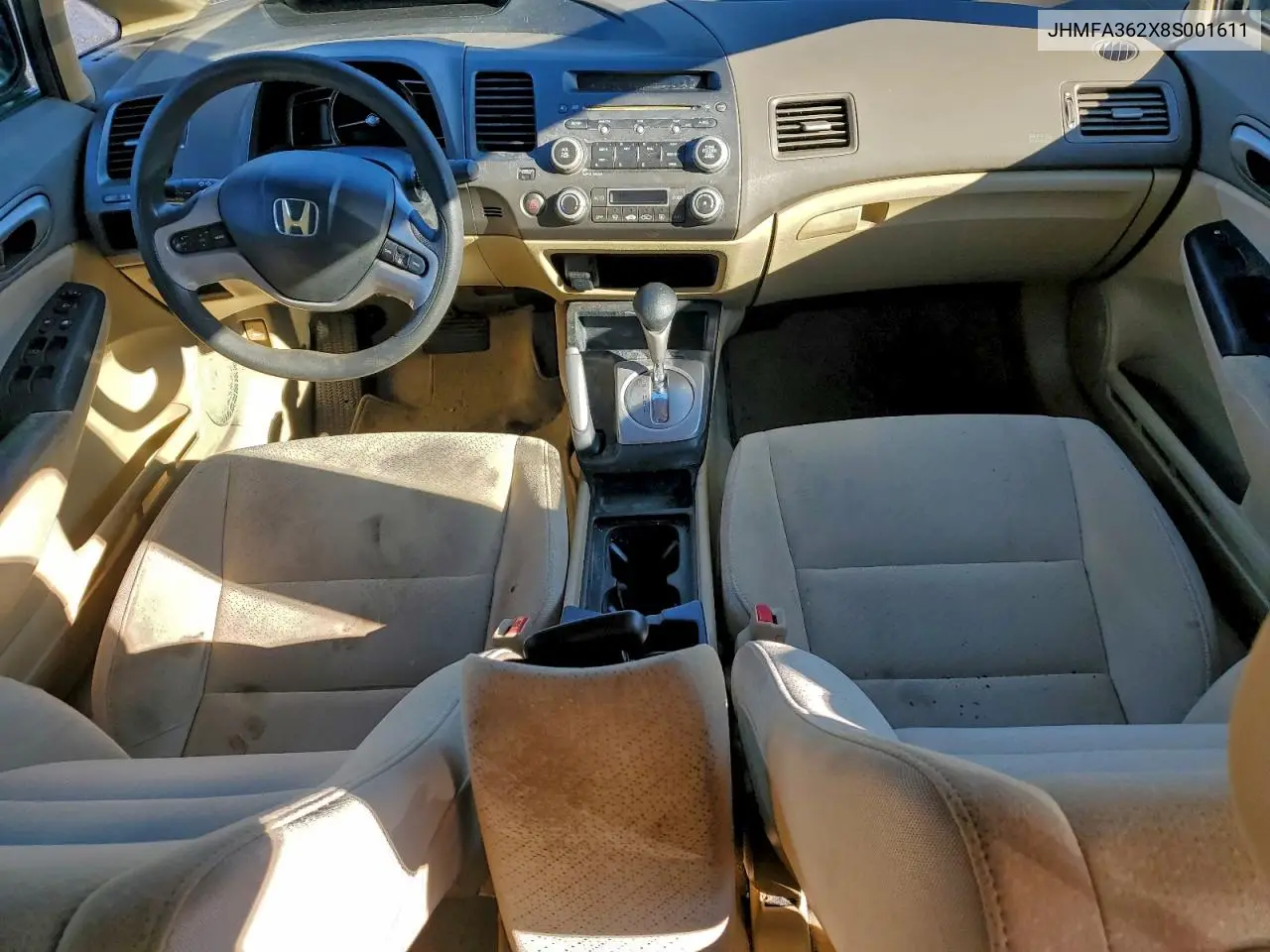 JHMFA362X8S001611 2008 Honda Civic Hybrid