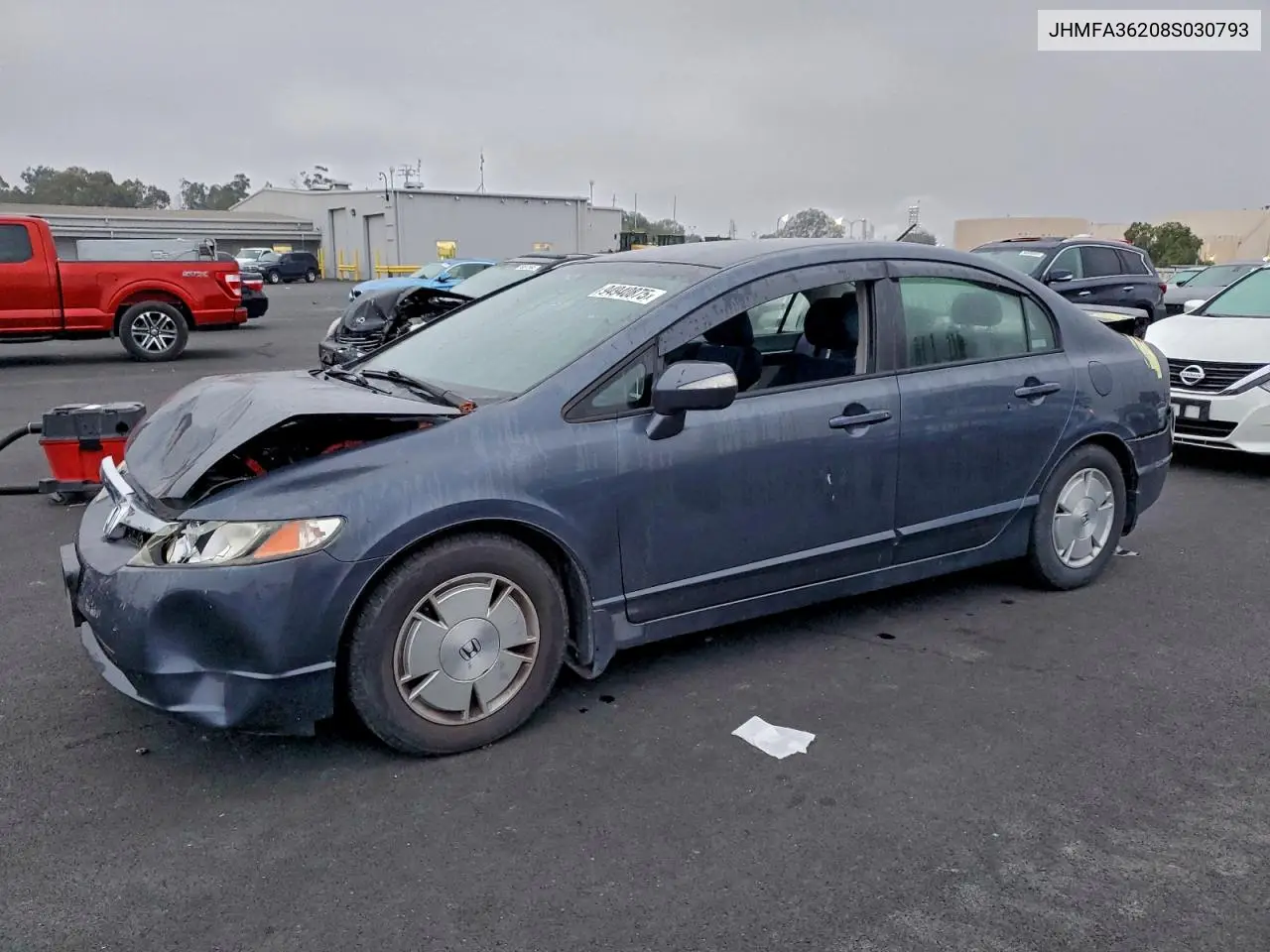 JHMFA36208S030793 2008 Honda Civic Hybrid
