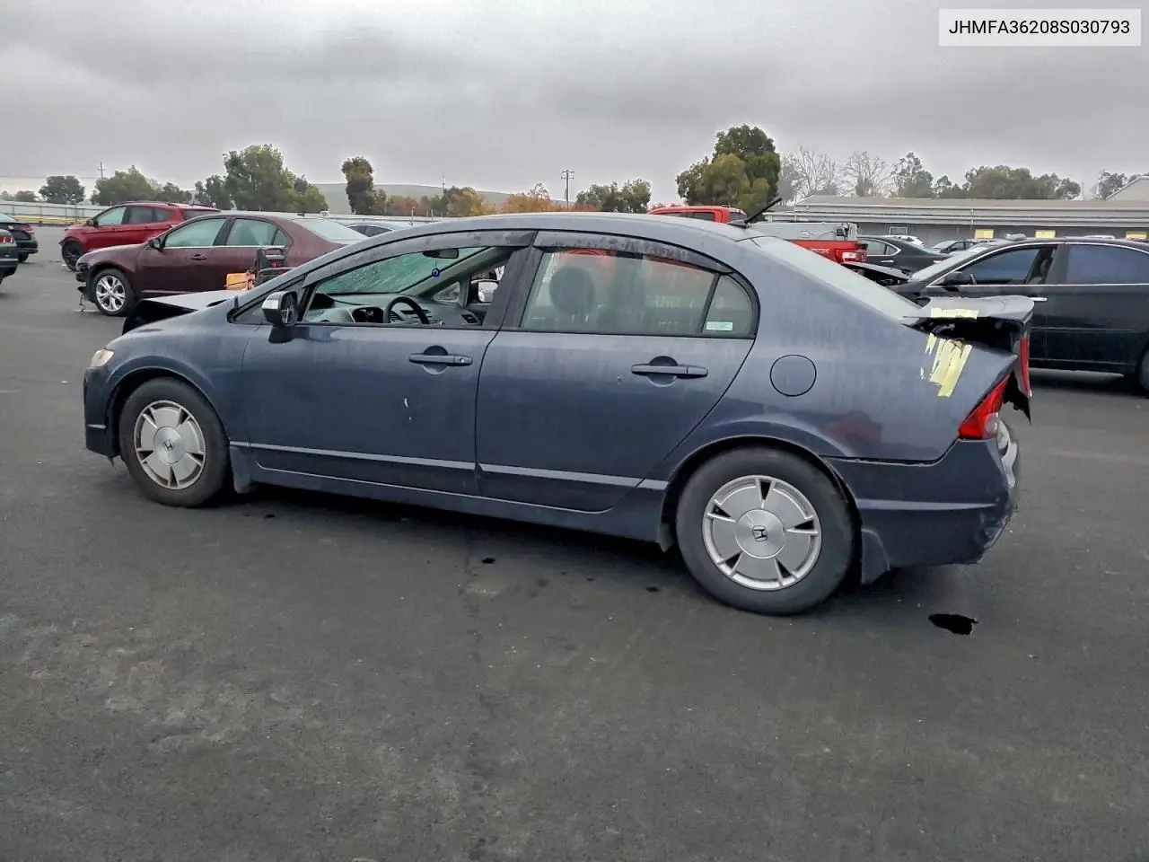 JHMFA36208S030793 2008 Honda Civic Hybrid
