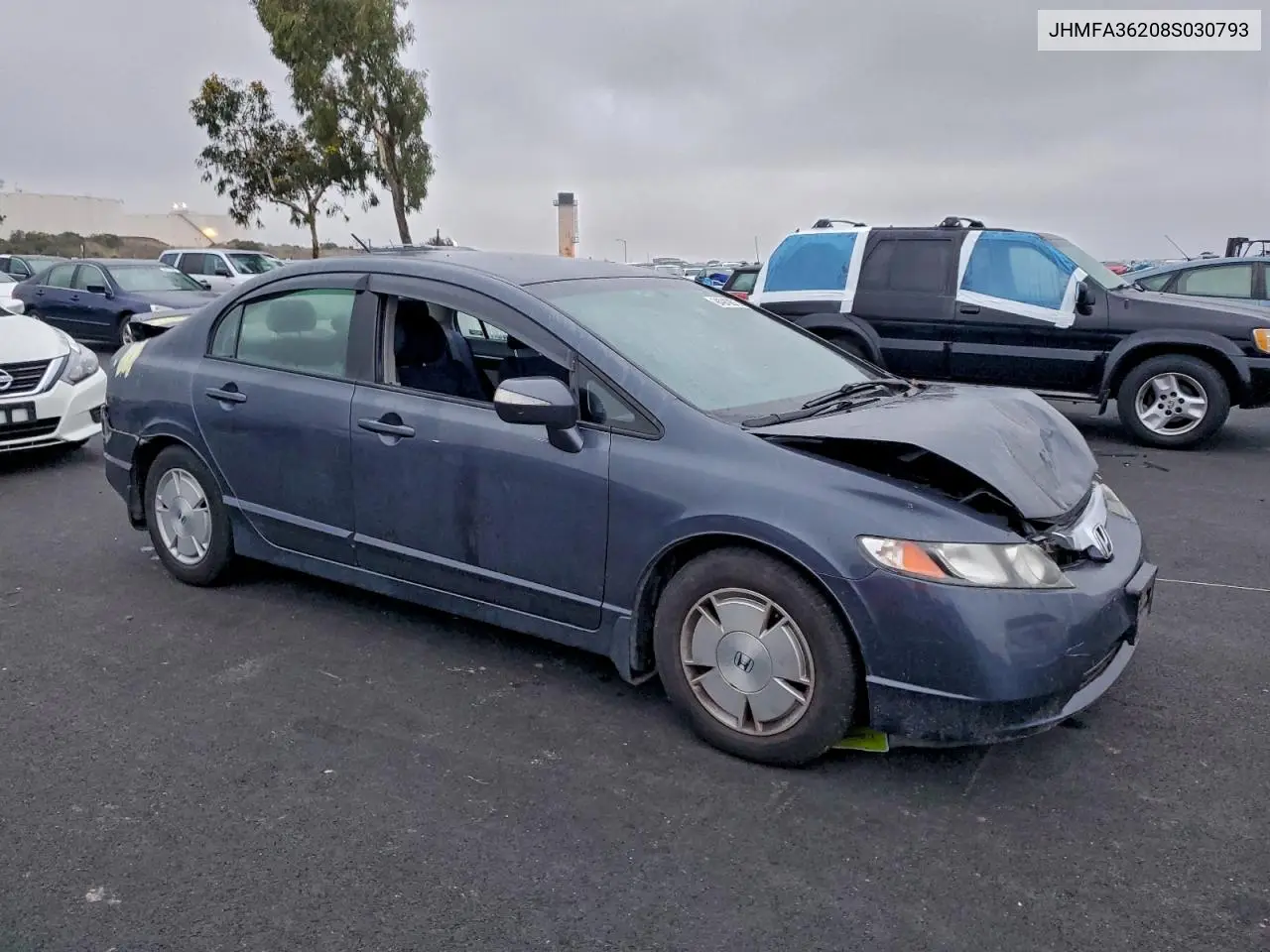 JHMFA36208S030793 2008 Honda Civic Hybrid