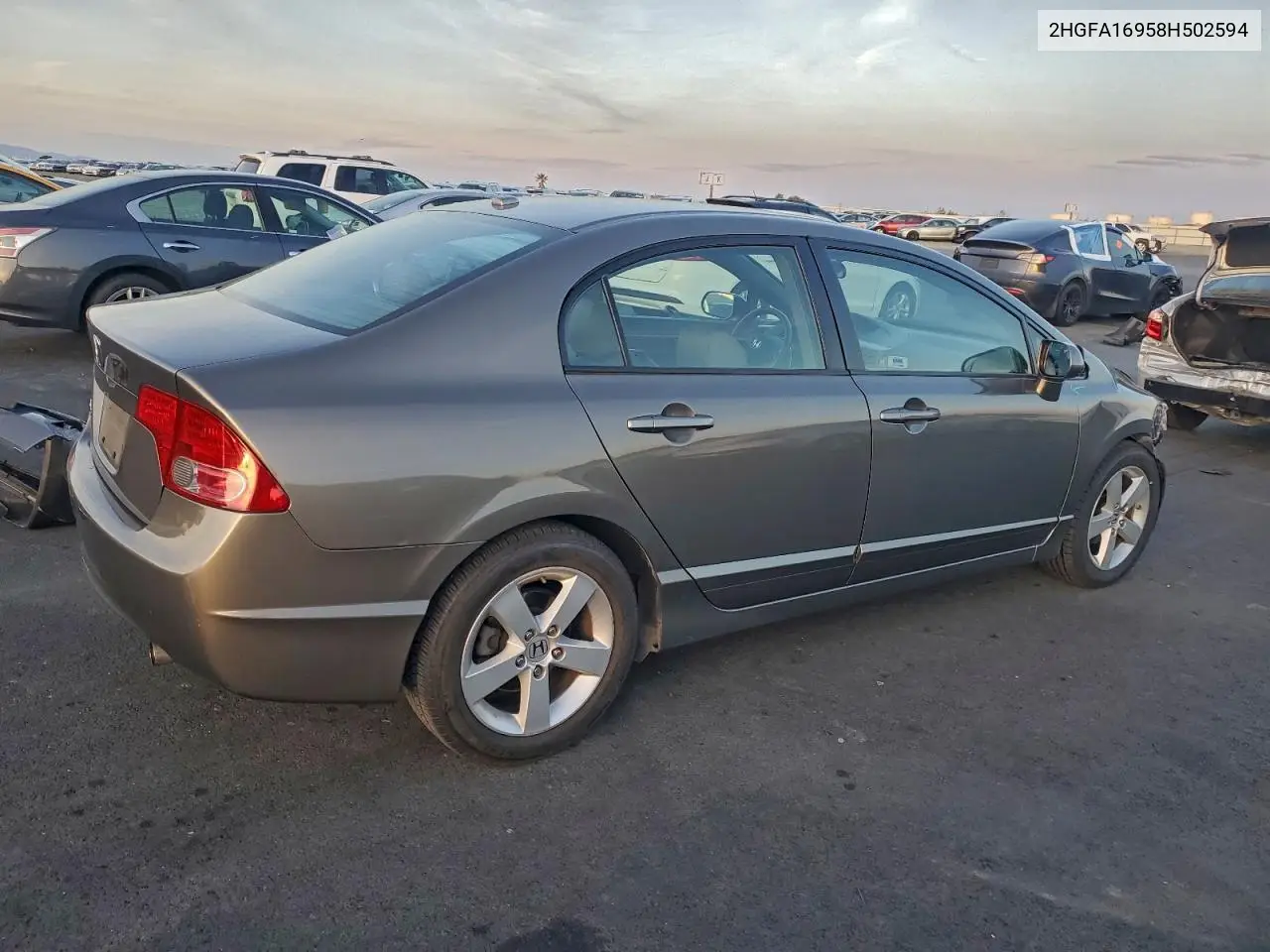 2HGFA16958H502594 2008 Honda Civic Exl