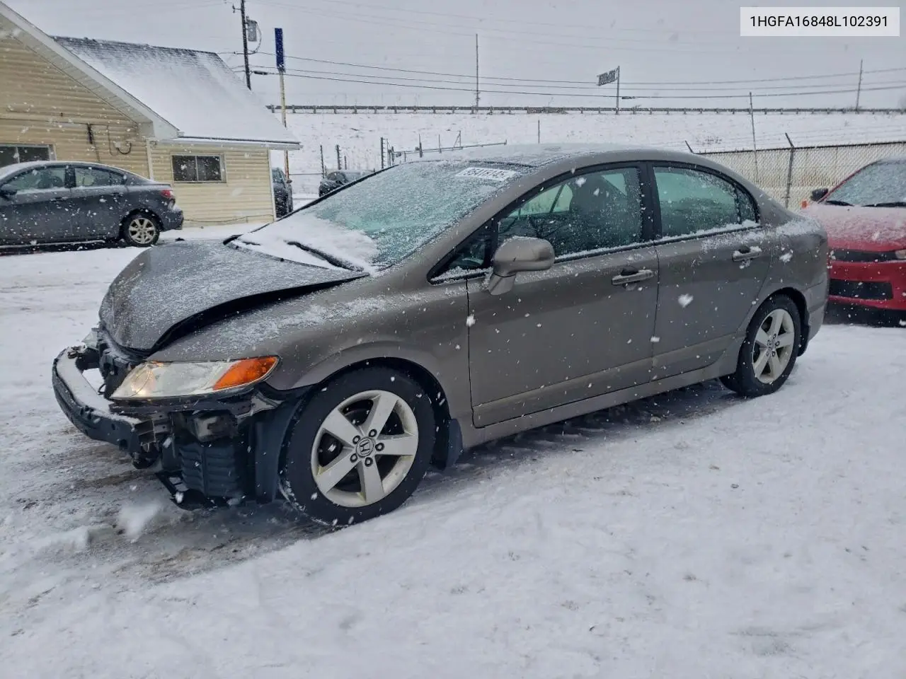1HGFA16848L102391 2008 Honda Civic Ex