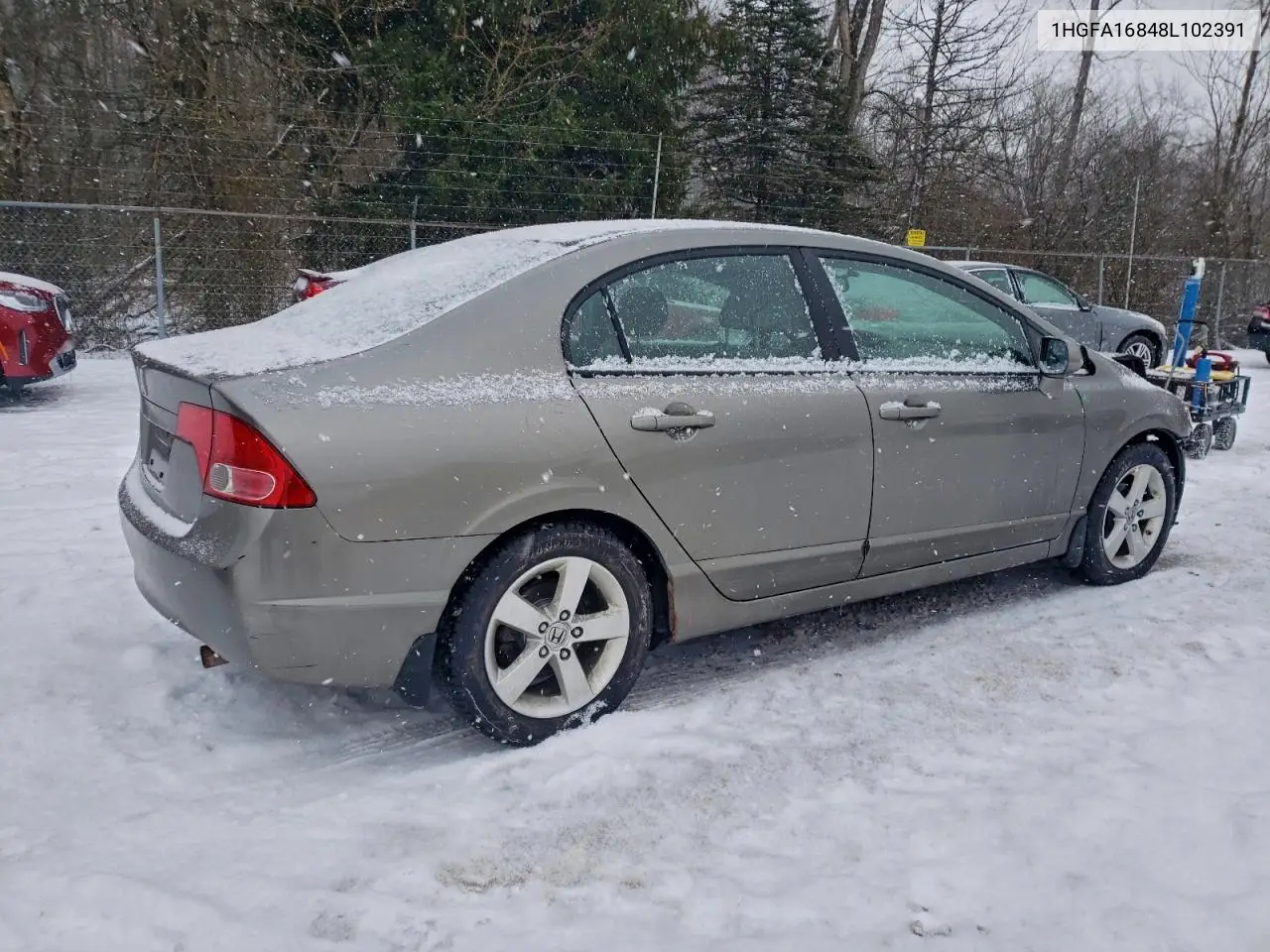 1HGFA16848L102391 2008 Honda Civic Ex