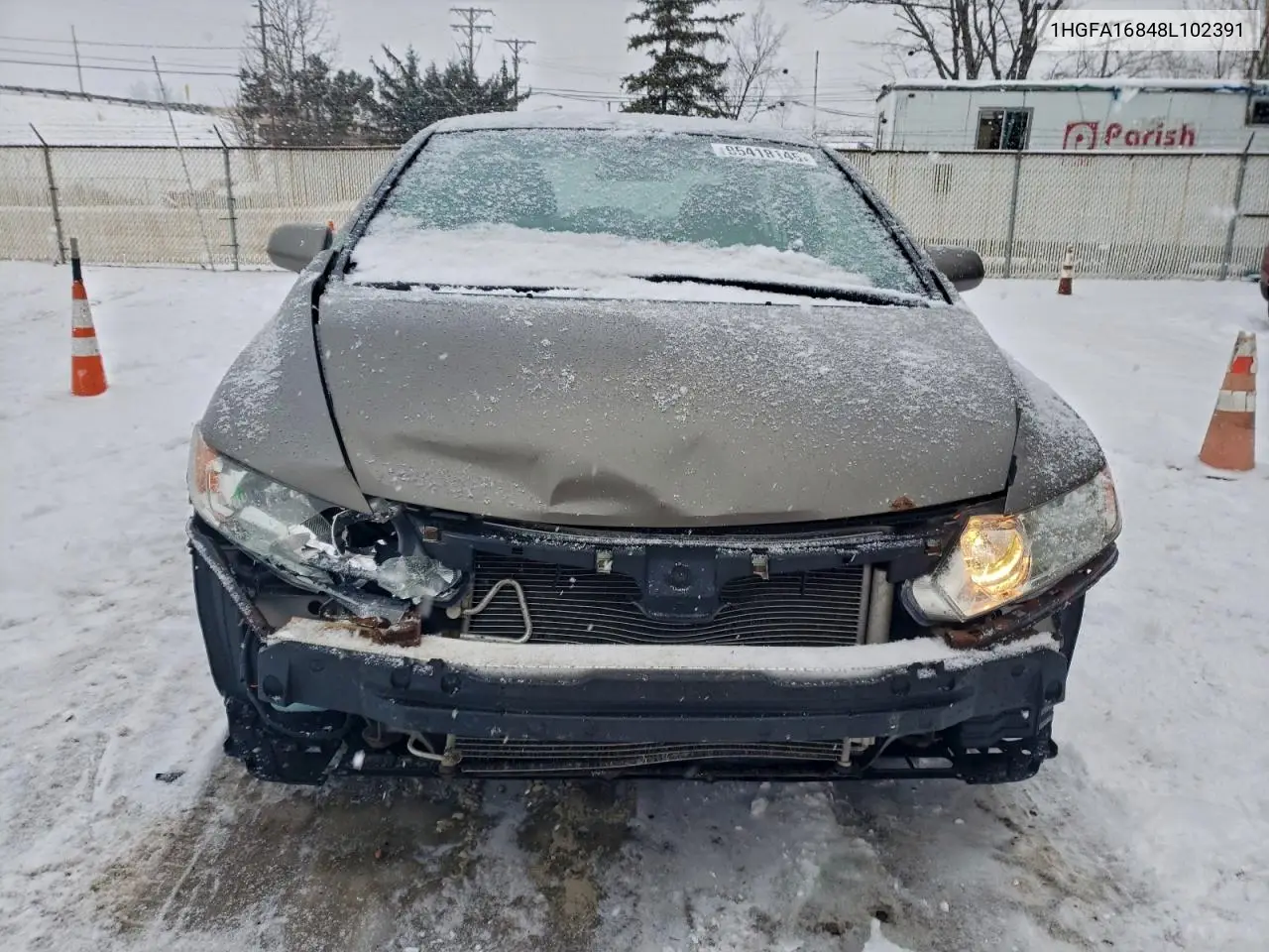 1HGFA16848L102391 2008 Honda Civic Ex