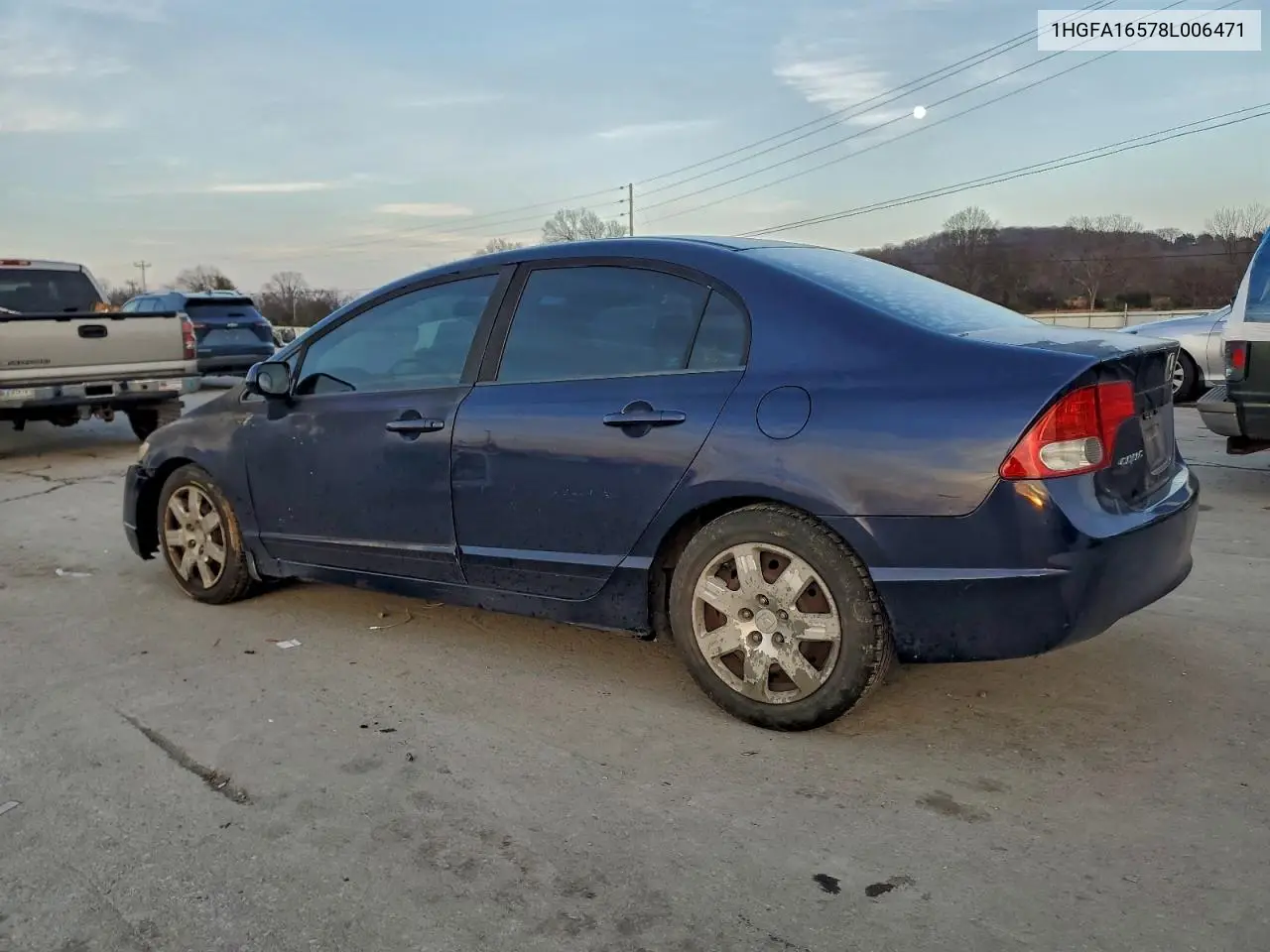 1HGFA16578L006471 2008 Honda Civic Lx