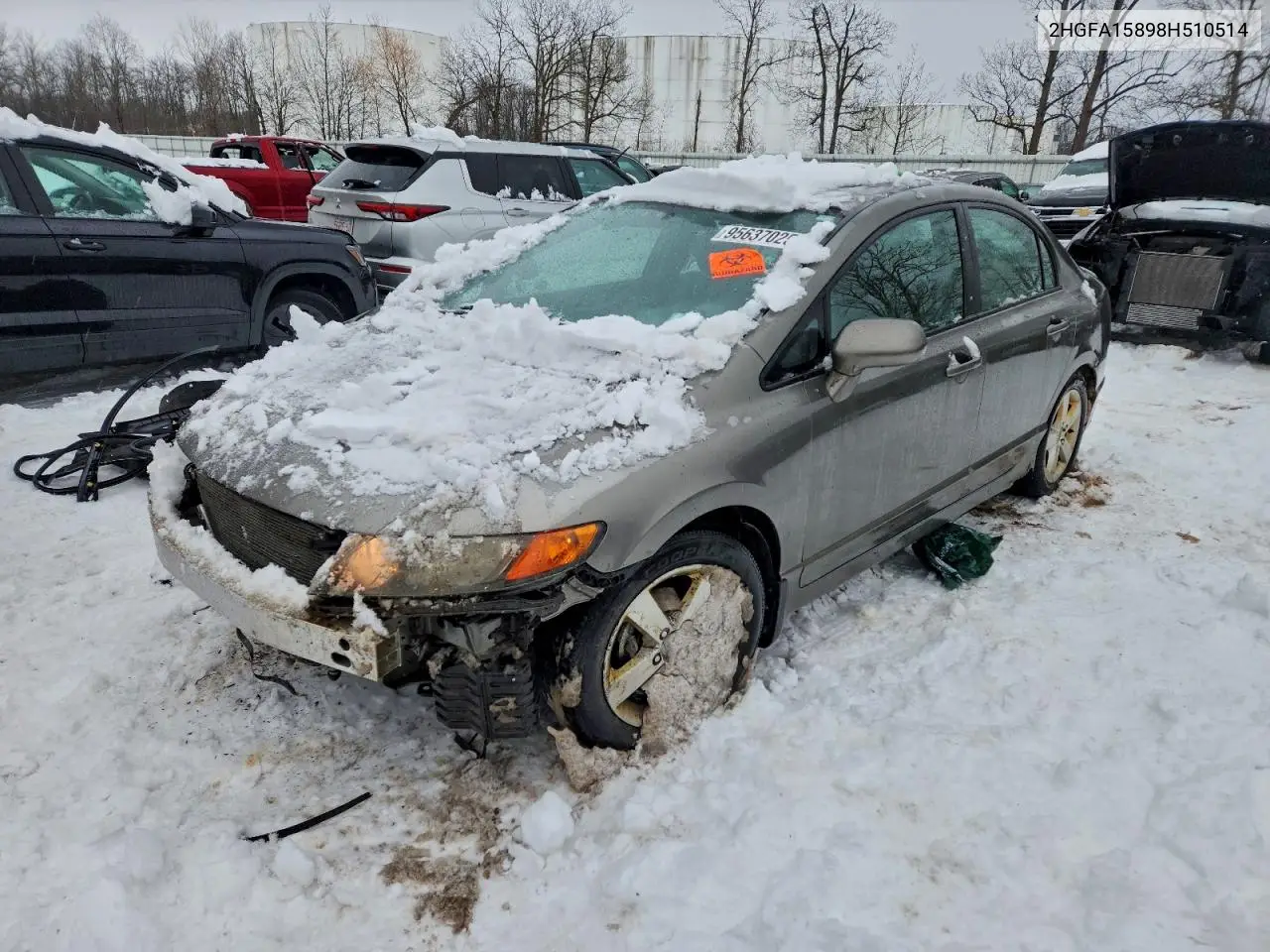 2HGFA15898H510514 2008 Honda Civic Ex