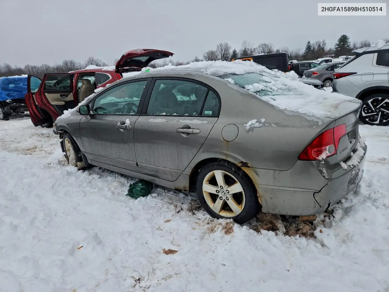 2HGFA15898H510514 2008 Honda Civic Ex
