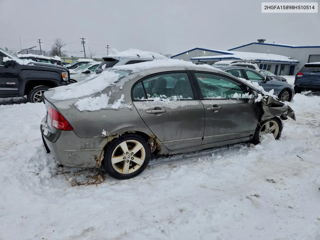2HGFA15898H510514 2008 Honda Civic Ex