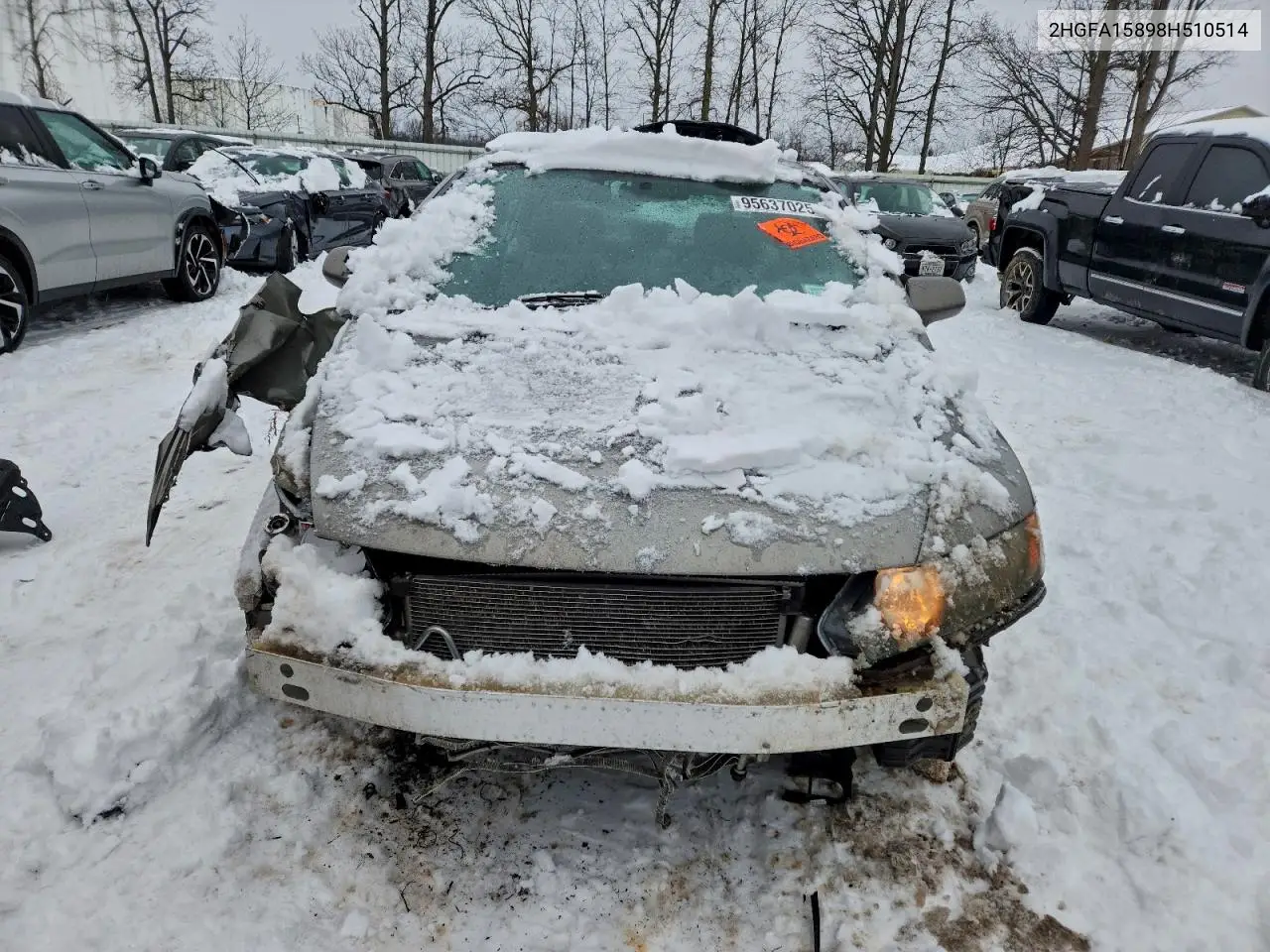 2HGFA15898H510514 2008 Honda Civic Ex