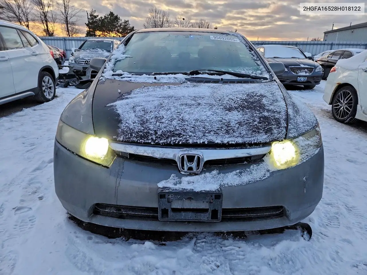 2HGFA16528H018122 2008 Honda Civic Lx