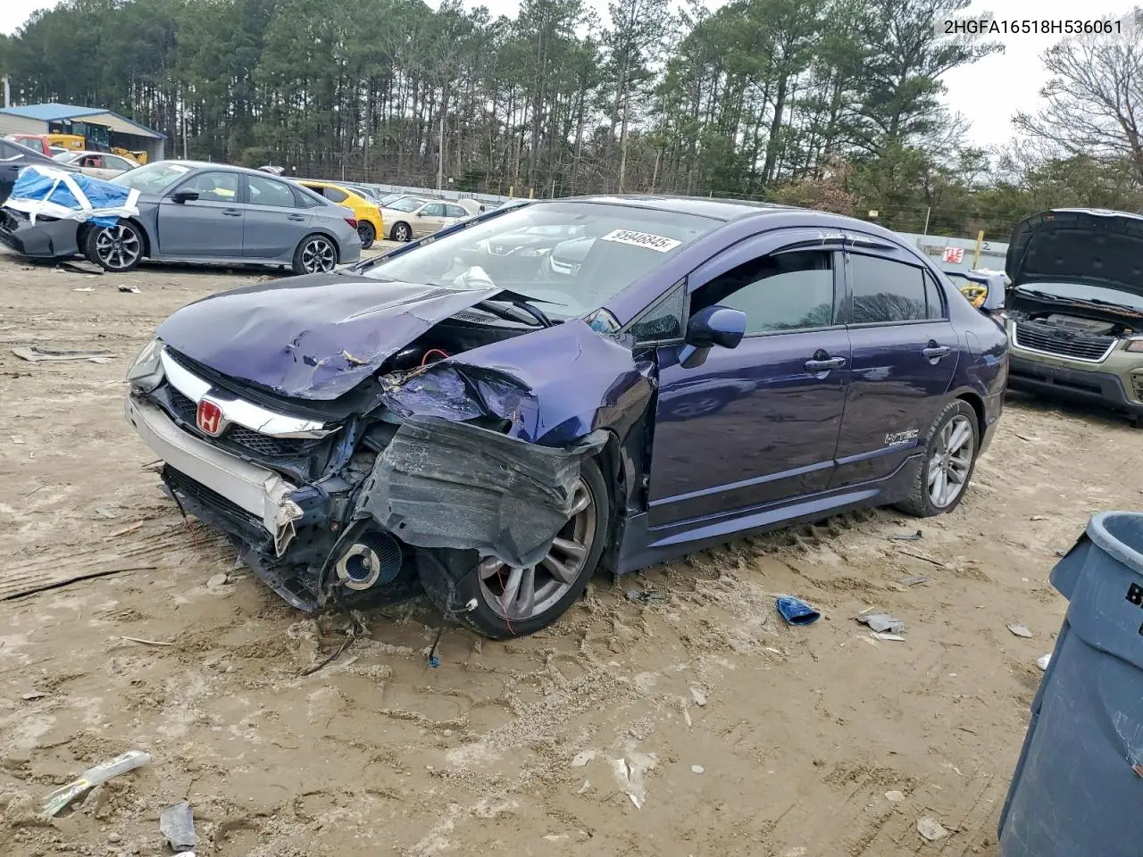 2HGFA16518H536061 2008 Honda Civic