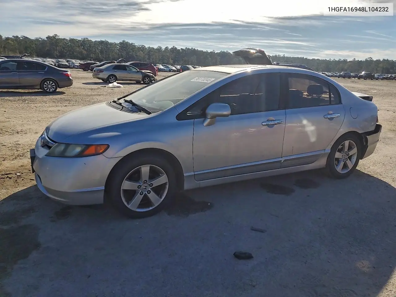 1HGFA16948L104232 2008 Honda Civic Exl