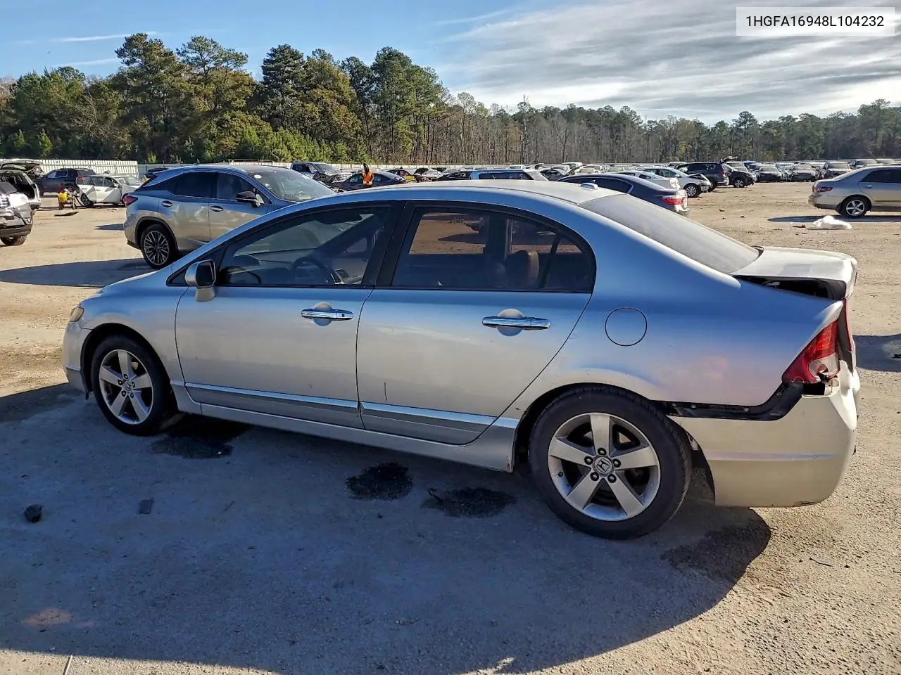 1HGFA16948L104232 2008 Honda Civic Exl