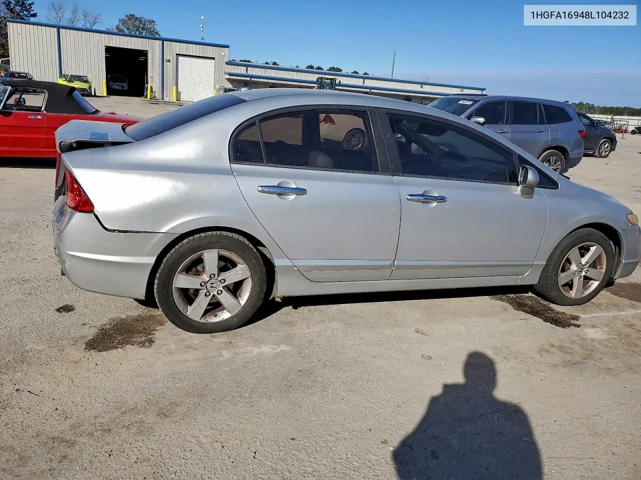 1HGFA16948L104232 2008 Honda Civic Exl