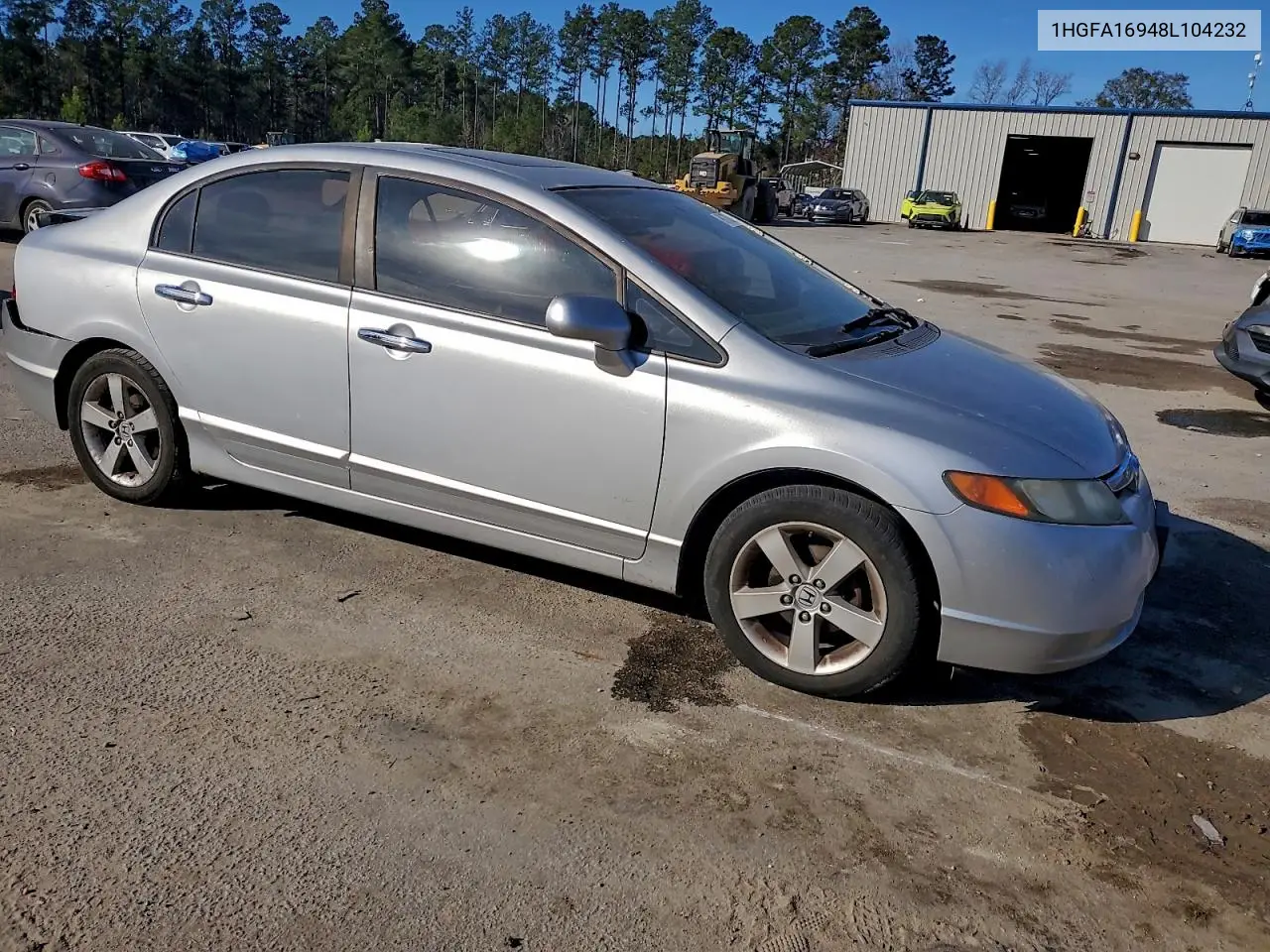 1HGFA16948L104232 2008 Honda Civic Exl