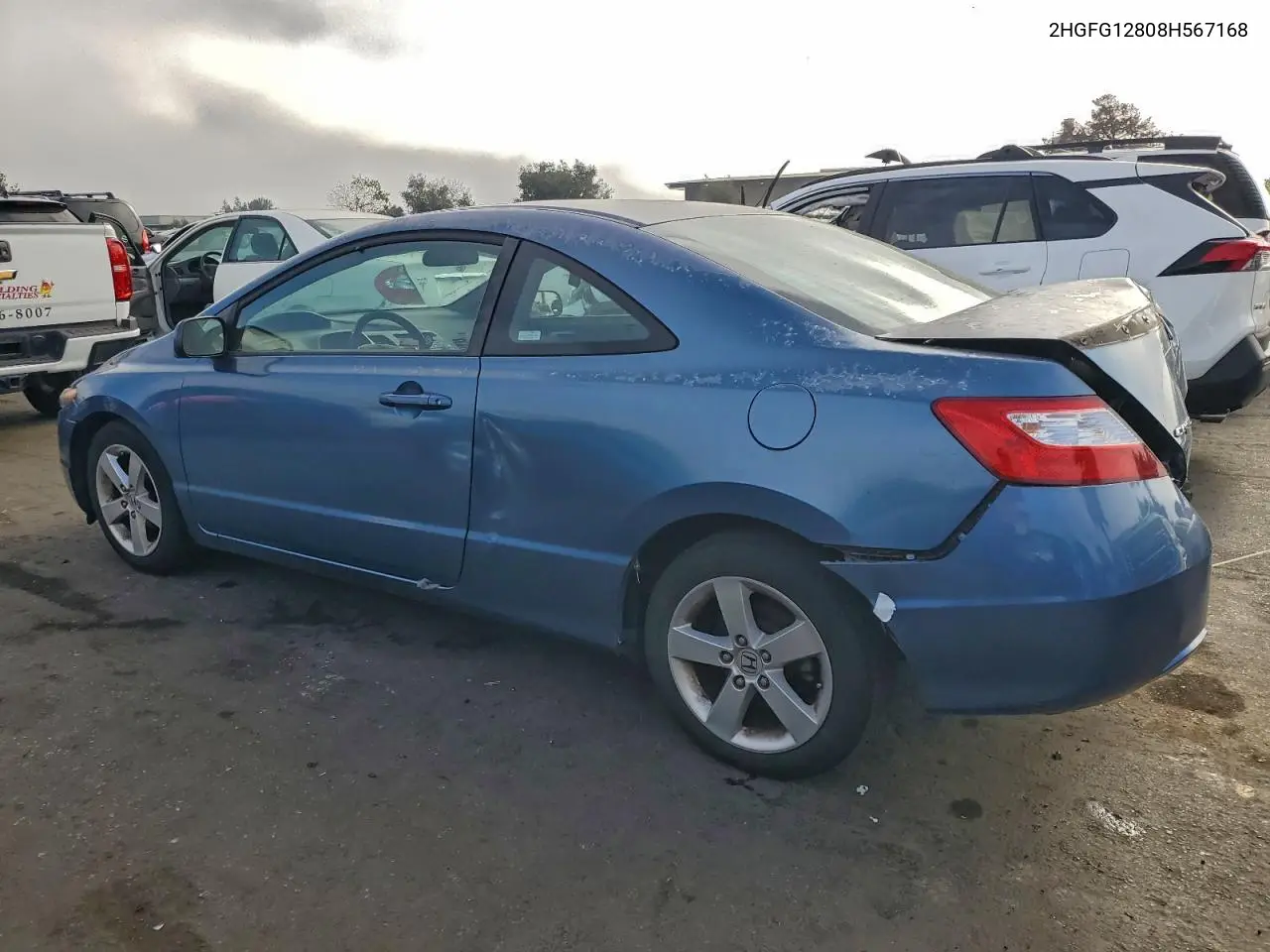 2HGFG12808H567168 2008 Honda Civic Ex