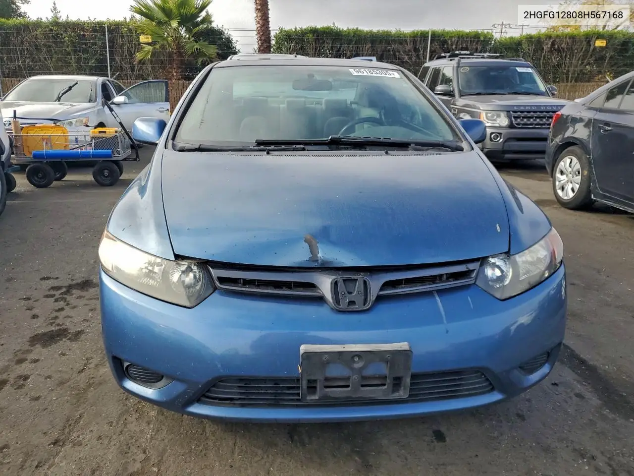 2HGFG12808H567168 2008 Honda Civic Ex