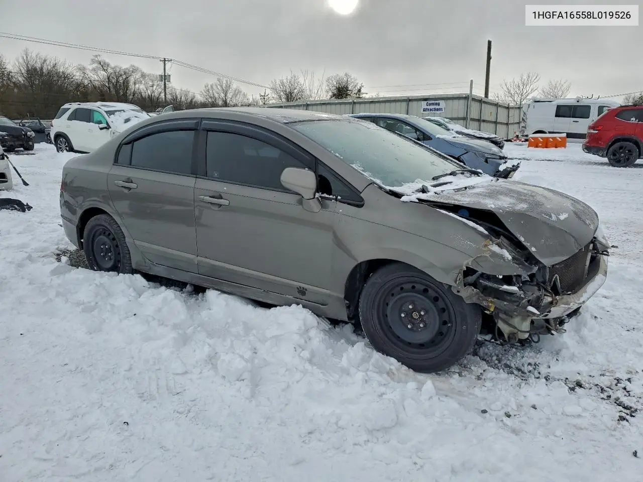 1HGFA16558L019526 2008 Honda Civic Lx