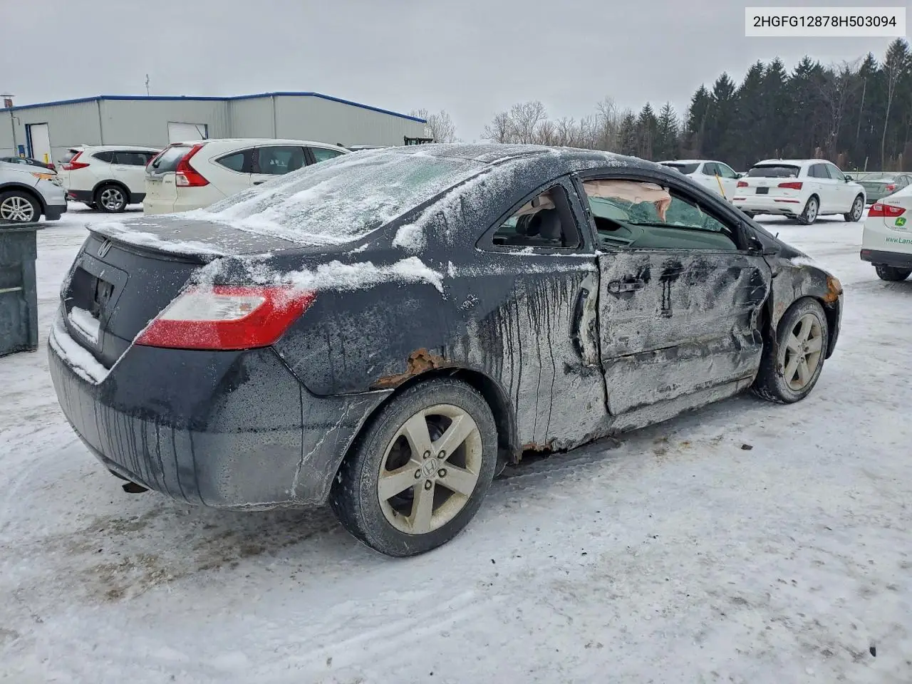 2HGFG12878H503094 2008 Honda Civic Ex