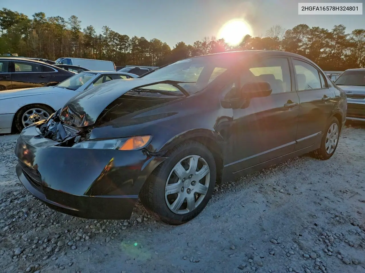 2HGFA16578H324801 2008 Honda Civic Lx