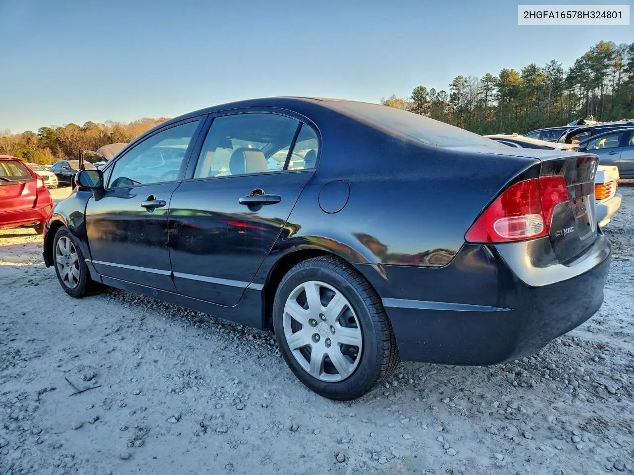 2HGFA16578H324801 2008 Honda Civic Lx