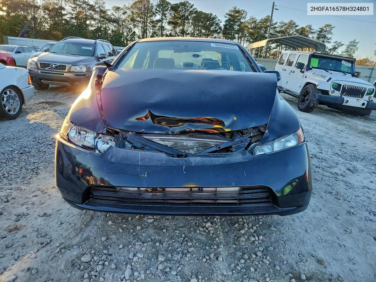 2HGFA16578H324801 2008 Honda Civic Lx