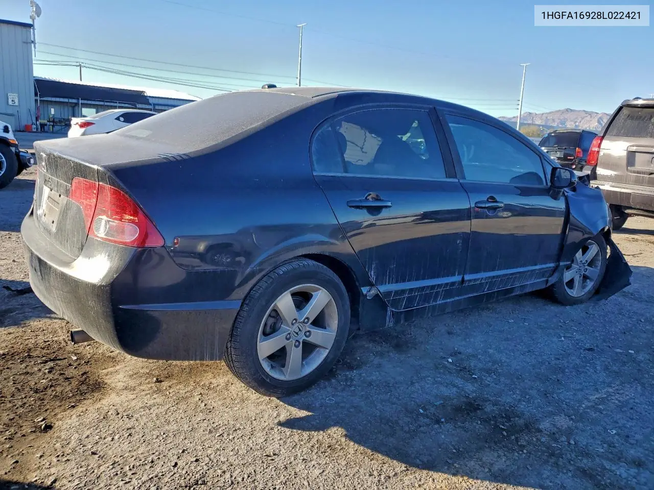 1HGFA16928L022421 2008 Honda Civic Exl