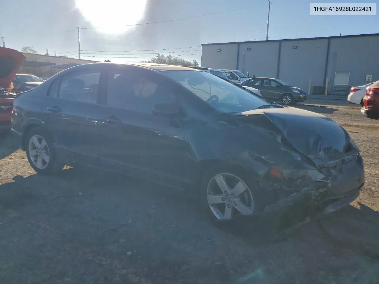 1HGFA16928L022421 2008 Honda Civic Exl