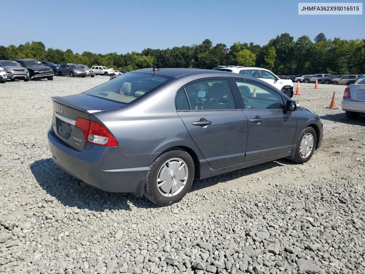 JHMFA362X9S016515 2009 Honda Civic Hybrid