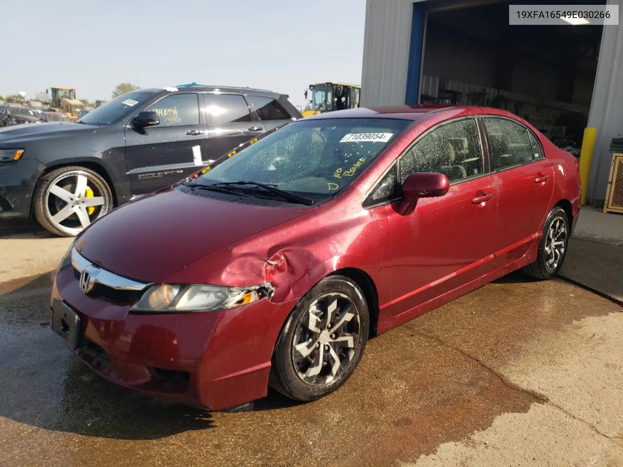 19XFA16549E030266 2009 Honda Civic Lx