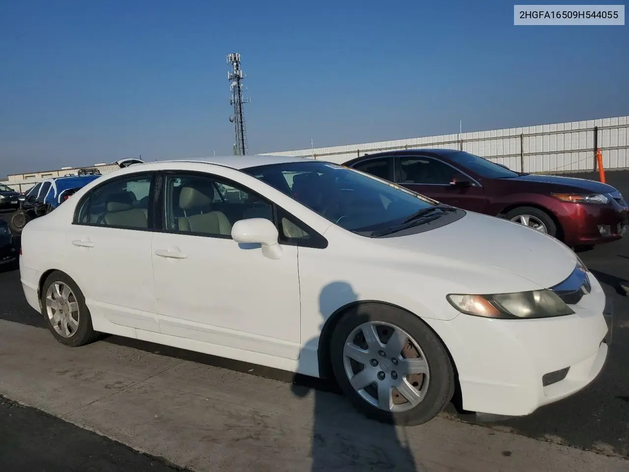 2HGFA16509H544055 2009 Honda Civic Lx