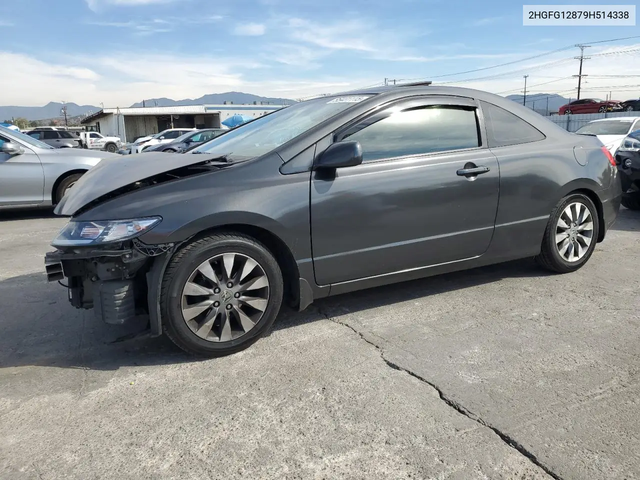 2HGFG12879H514338 2009 Honda Civic Ex